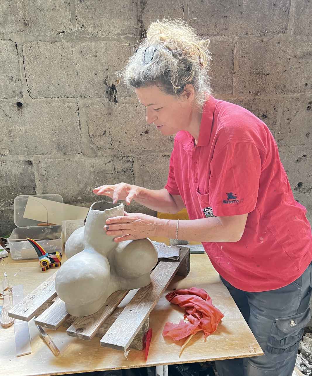 Nouvelles créations dans un nouvel atelier en aménagement