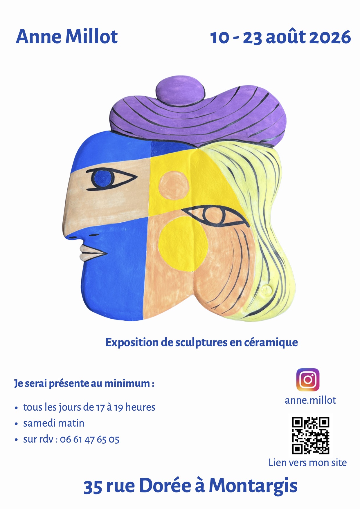 Exposition à Montargis du 10 au 23 août 2026